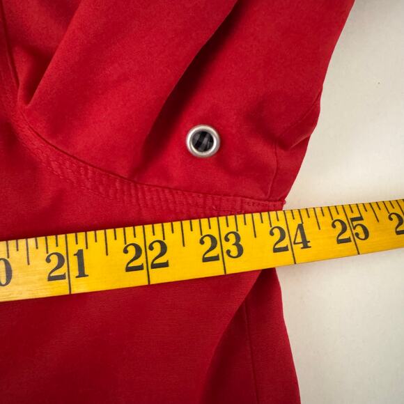 ALFRED DUNNER Coat Jacket 14 Nautical Barn Gingham Lining Toggle & Zip Closure - Picture 15 of 16